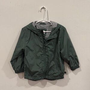 GAP Kids sage Green Hooded Raincoat